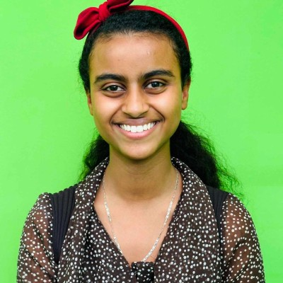 Sifene Erkossa smiling